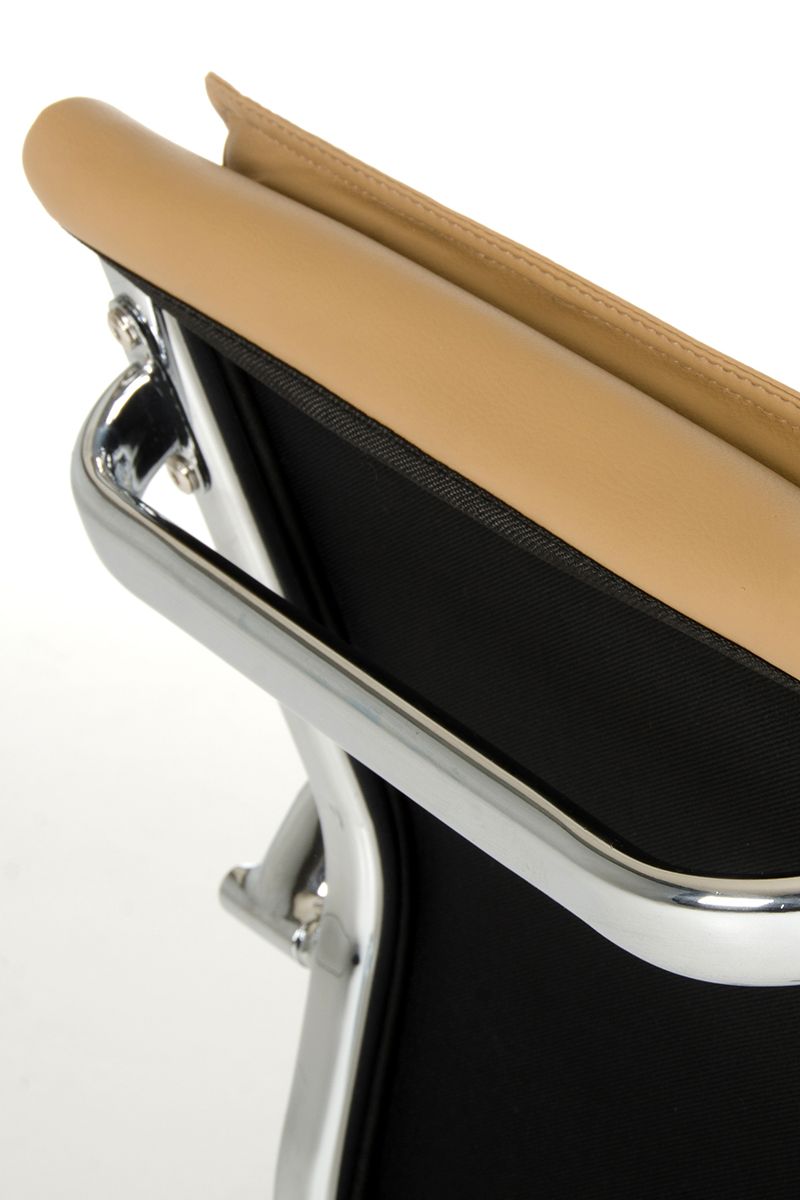 "Modrest Mindie Camel Low Back Office Chair - Modern office chair" | Vrxco.com