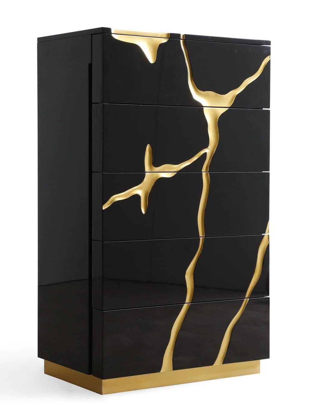 Modrest Aspen Black & Gold Bedroom Set showcasing elegant design and luxury | Vrxco.com