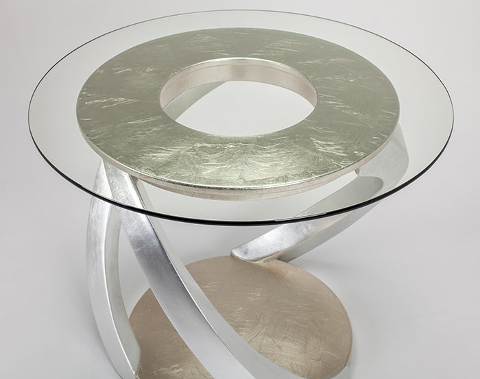 "7834-ETS End Table with tempered glass top" | Vrxco.com