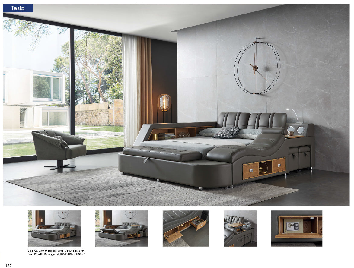 Tesla Bedroom Set with modern luxury design | Vrxco.com