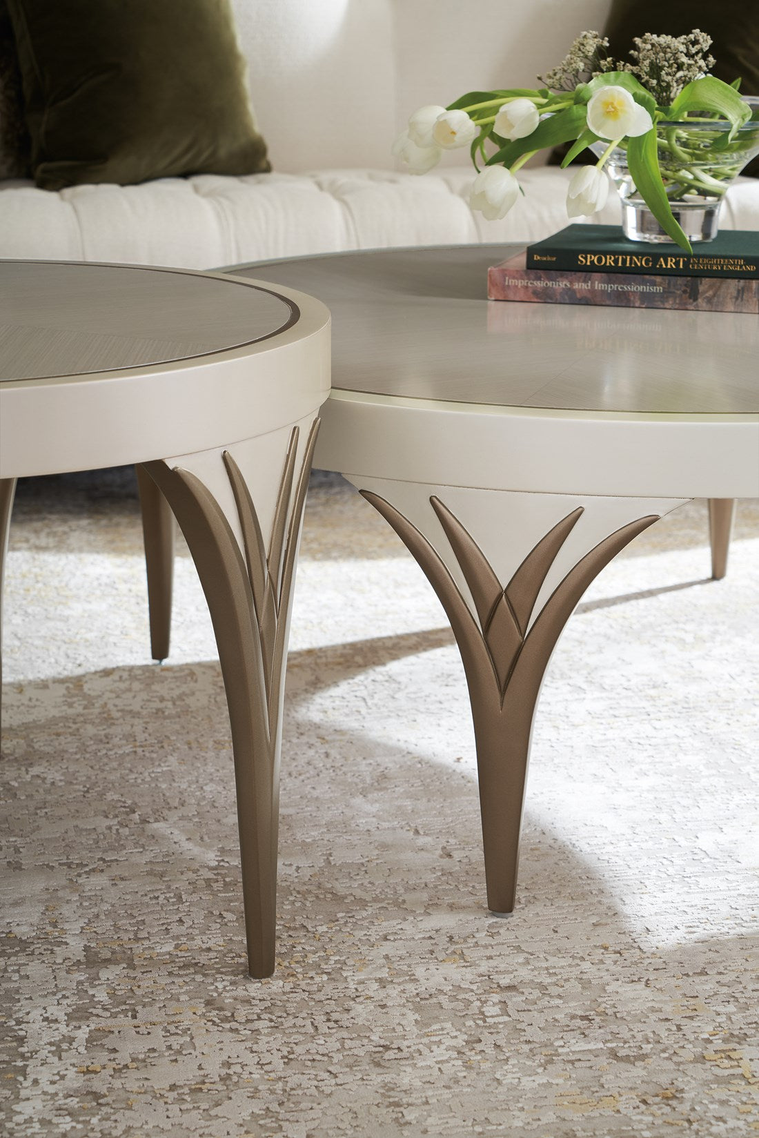 VALENTINA LG NESTING COCKTAIL TABLE with contemporary design and versatile functionality | Vrxco.com