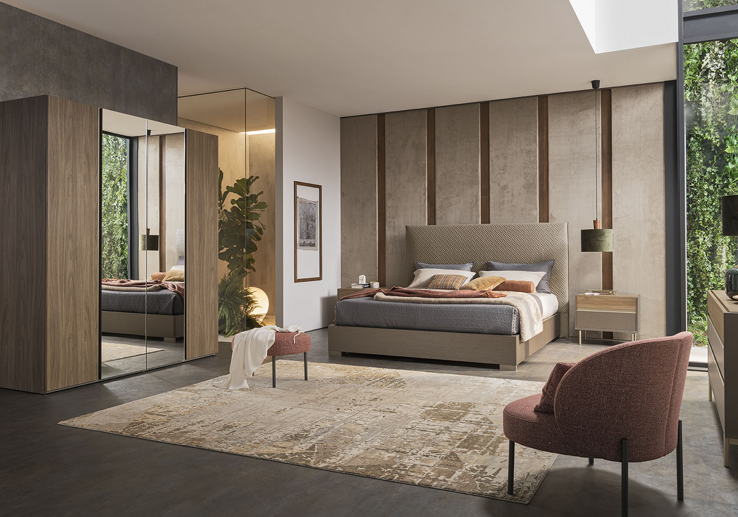 "Citylife Bedroom Set with contemporary design and urban flair" | Vrxco.com