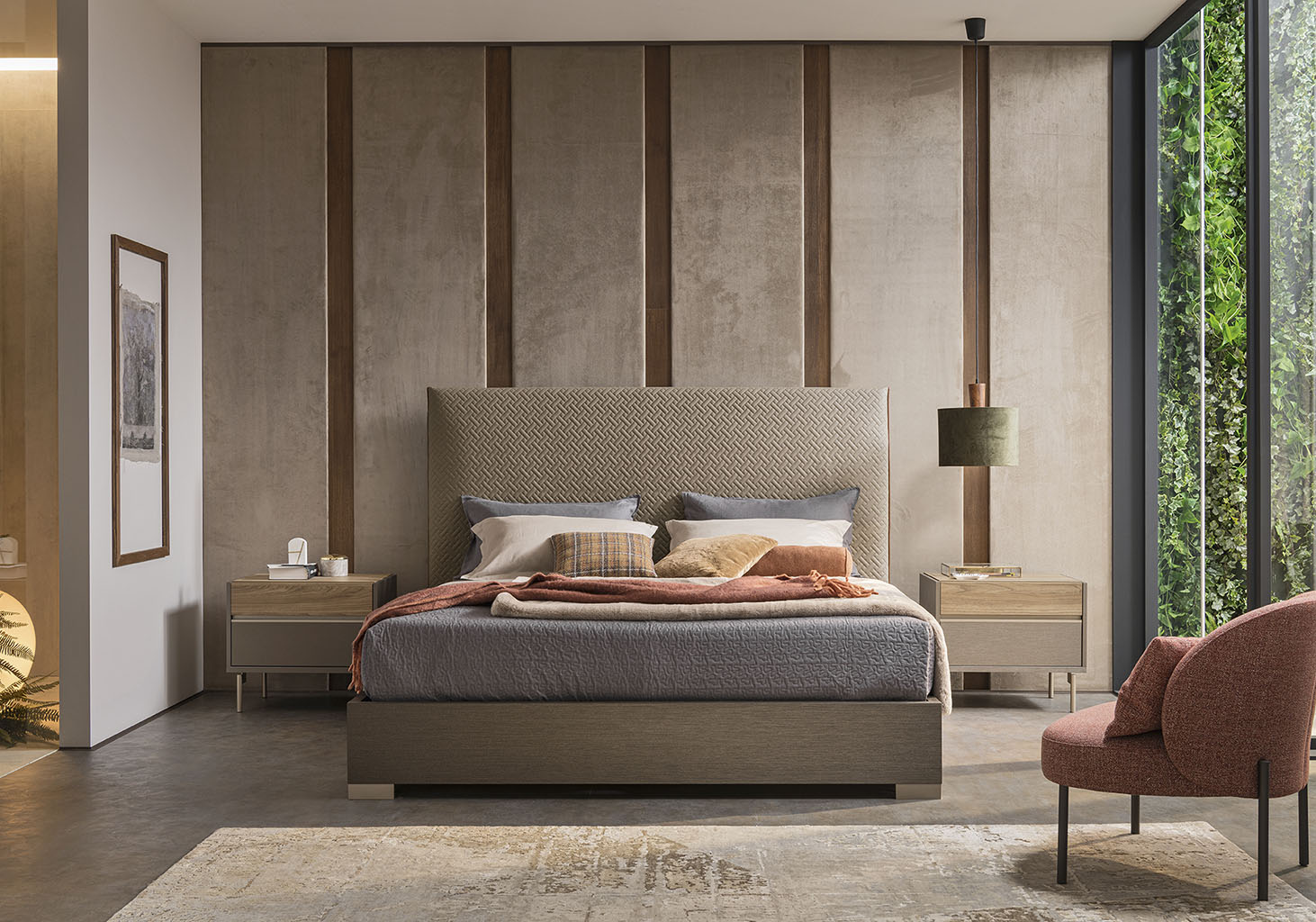 "Citylife Bedroom Set with contemporary design and urban flair" | Vrxco.com