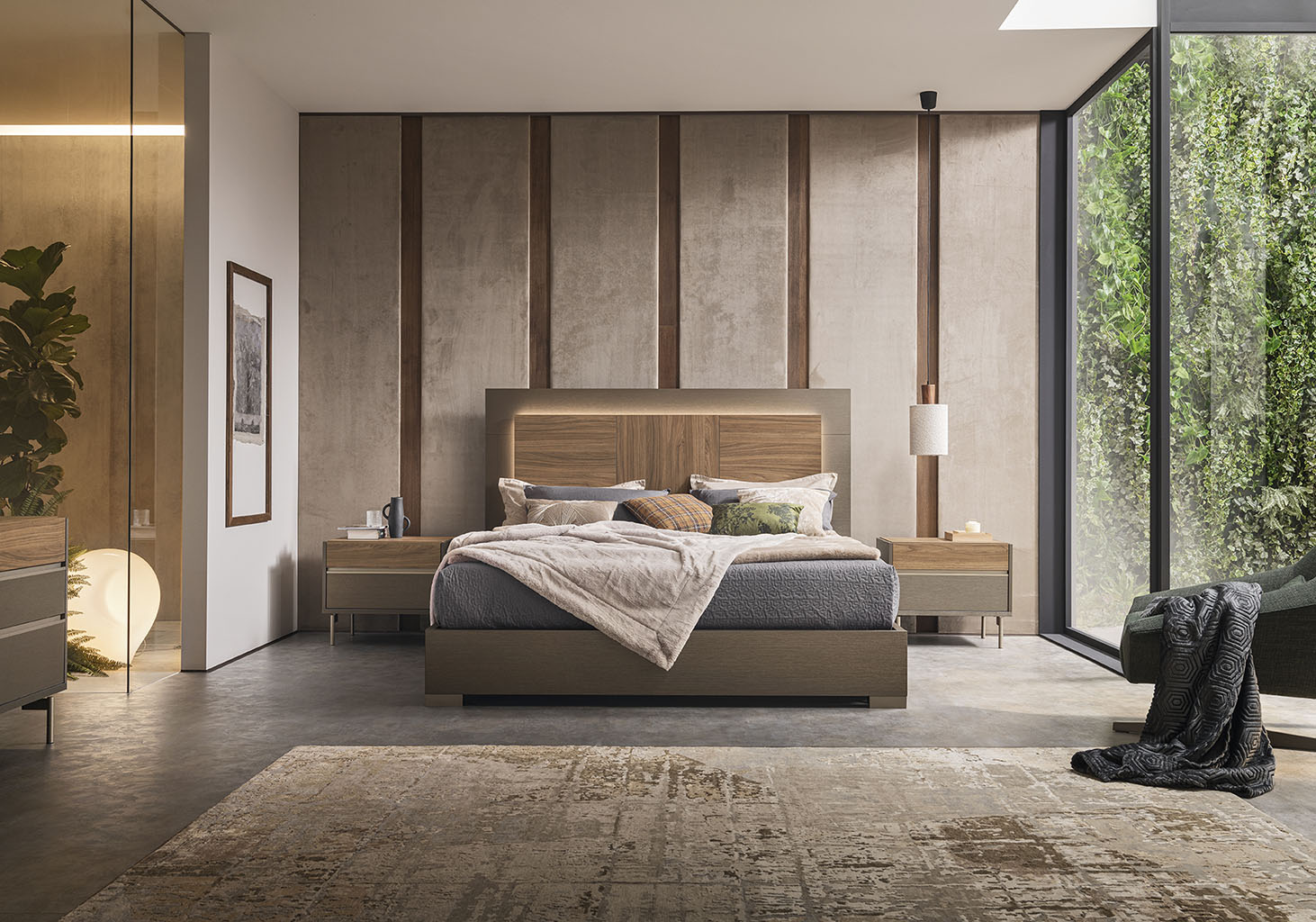 "Citylife Bedroom Set with contemporary design and urban flair" | Vrxco.com
