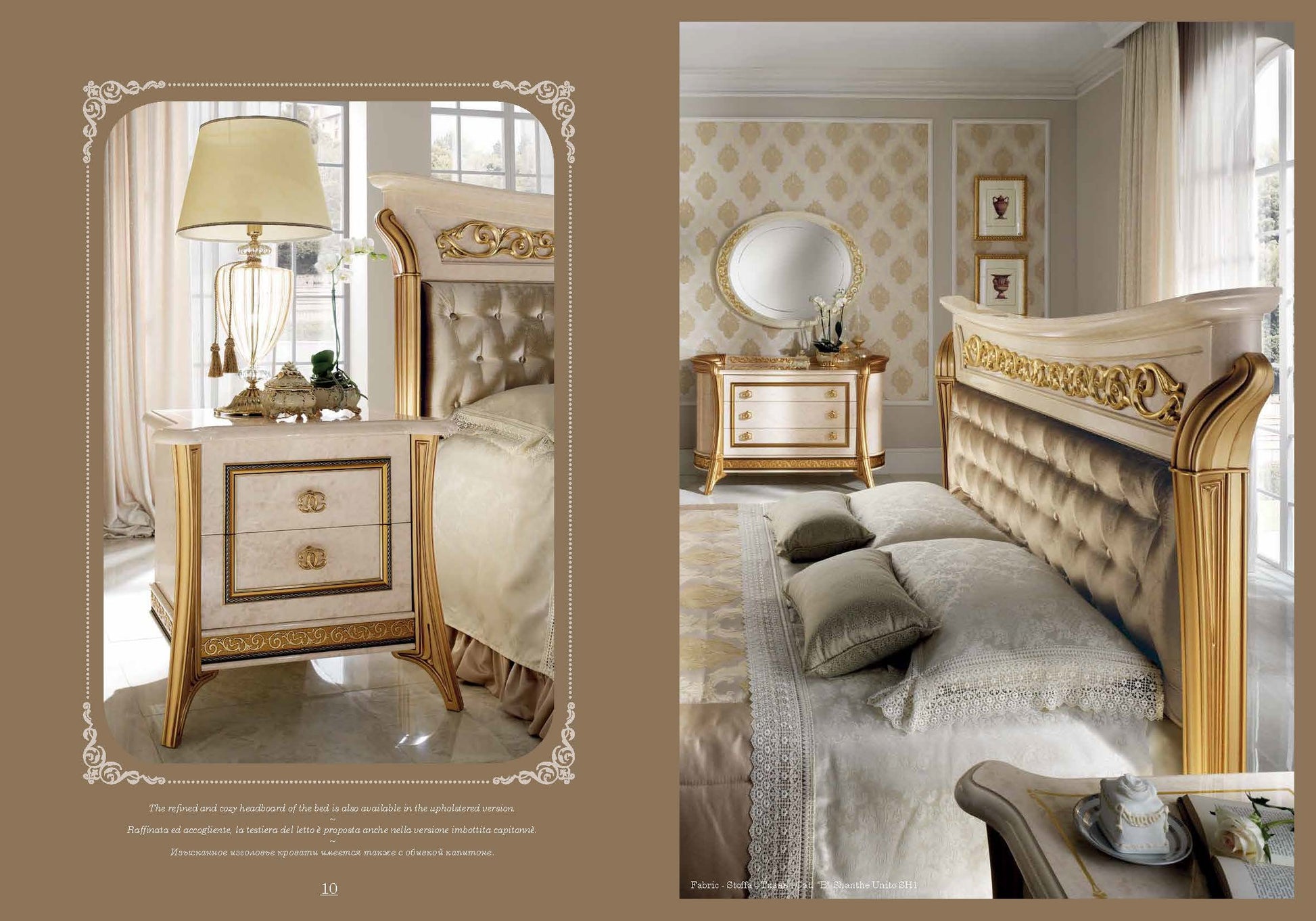 Melodia Night Bedroom Set with luxurious design and quality craftsmanship | Vrxco.com