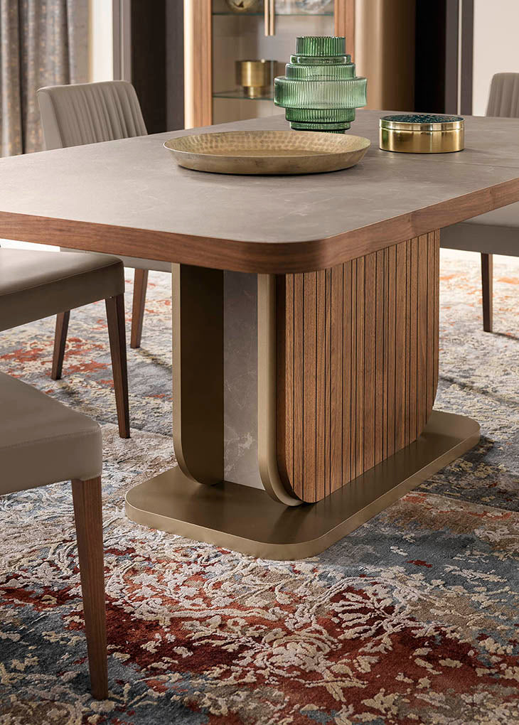 "Hera Dining Room Set with elegant design and modern finishes" | Vrxco.com