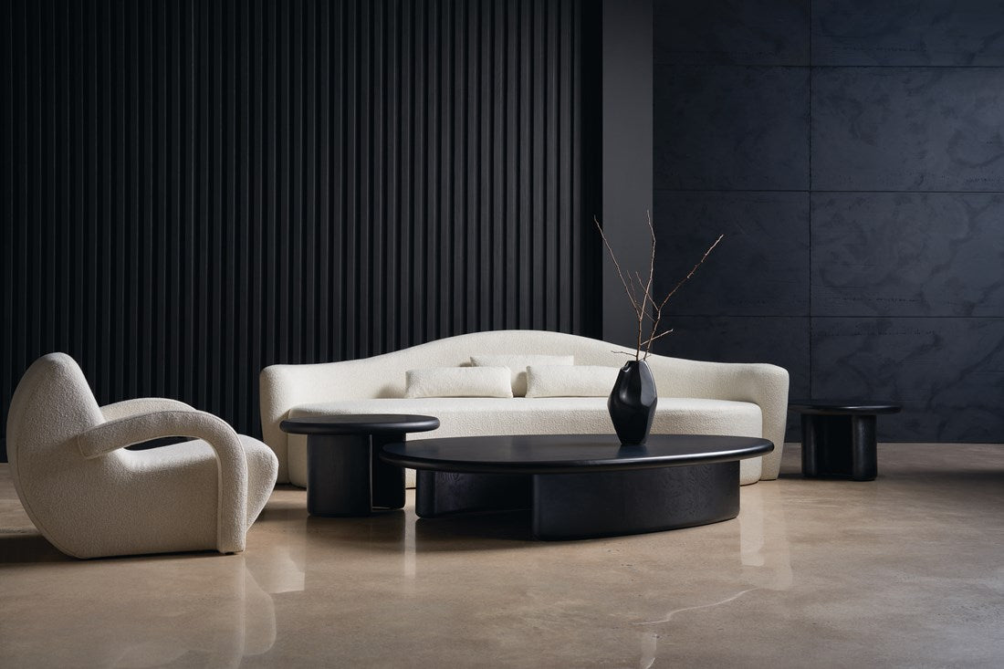 Orion Cocktail Table with sleek glass top and sturdy base | Vrxco.com