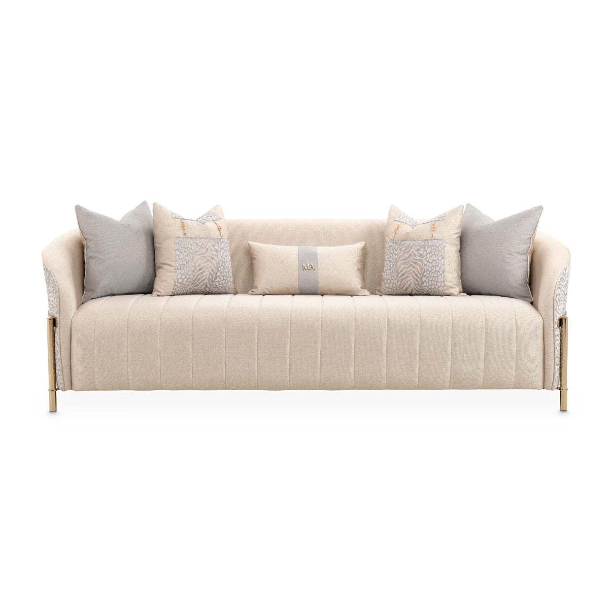 LISBON Sofa Opal Gold with elegant modern design | Vrxco.com