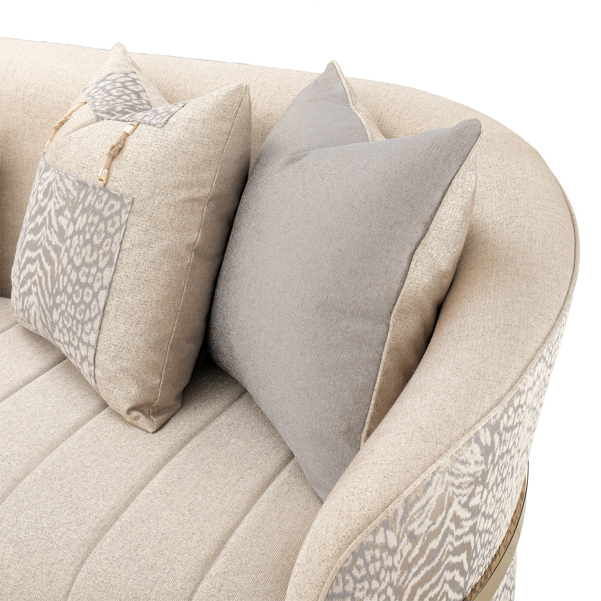LISBON Sofa Opal Gold with elegant modern design | Vrxco.com