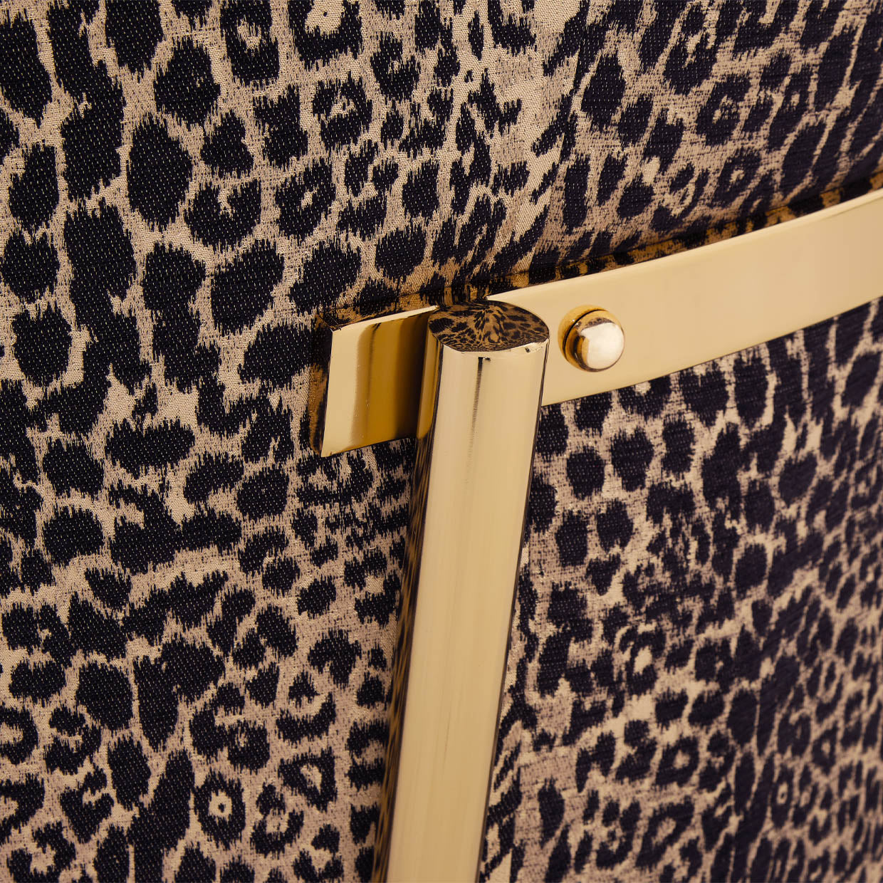 LISBON Loveseat Onyx Gold with elegant modern design | Vrxco.com