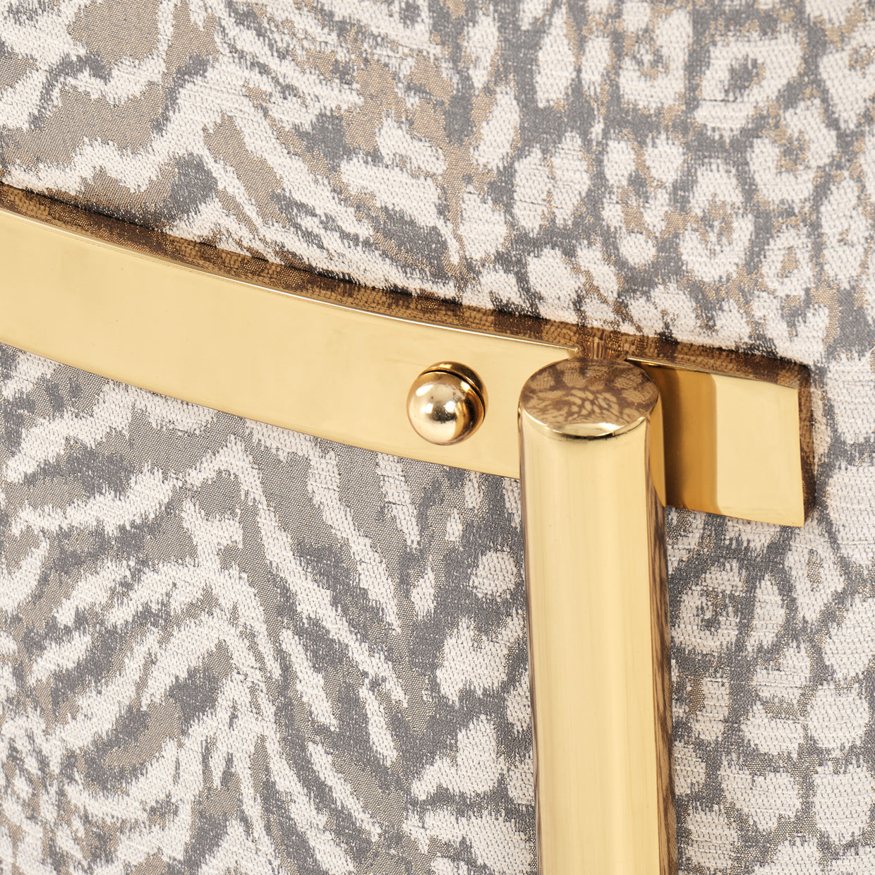 LISBON Loveseat Opal Gold with elegant modern design | Vrxco.com