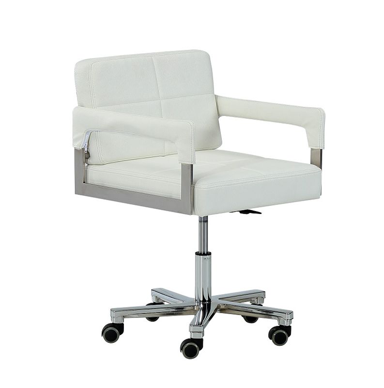"Modrest Craig Modern White Bonded Leather Office Chair - Stylish office chair" | Vrxco.com