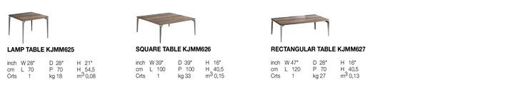 Matera Occasional Tables with stylish design and quality craftsmanship | Vrxco.com