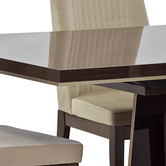 "Eva Dining Collection Dining Room Set with elegant design and modern finishes" | Vrxco.com
