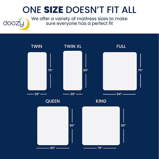 "Doozy Luxury 12" Mattress - Plush and supportive bedding solution" | Vrxco.com