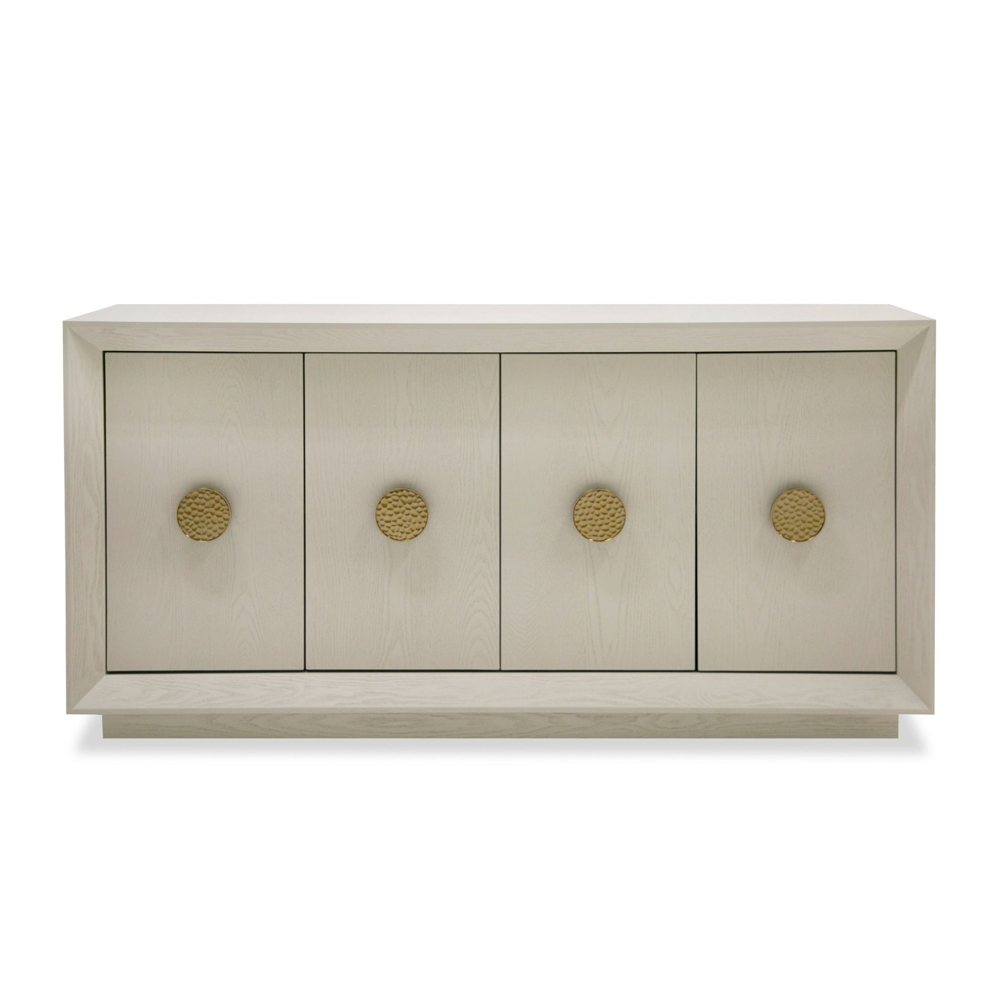 Modrest Marjorie - Modern Cream & Brushed Gold Buffet showcasing elegant design and stylish storage | Vrxco.com