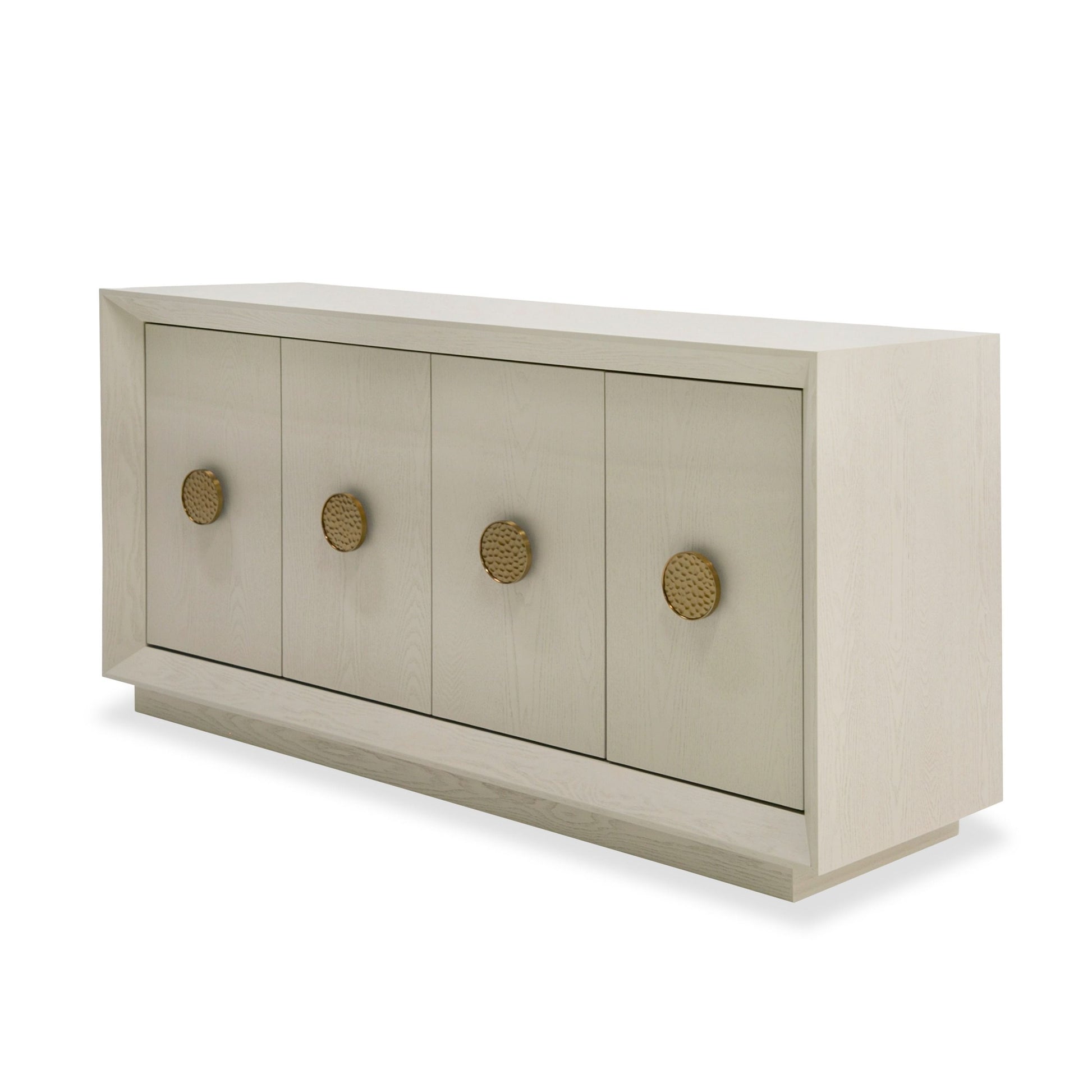 Modrest Marjorie - Modern Cream & Brushed Gold Buffet showcasing elegant design and stylish storage | Vrxco.com