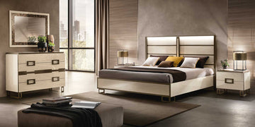 Poesia Collection Bedroom Set with luxurious design and elegant details | Vrxco.com