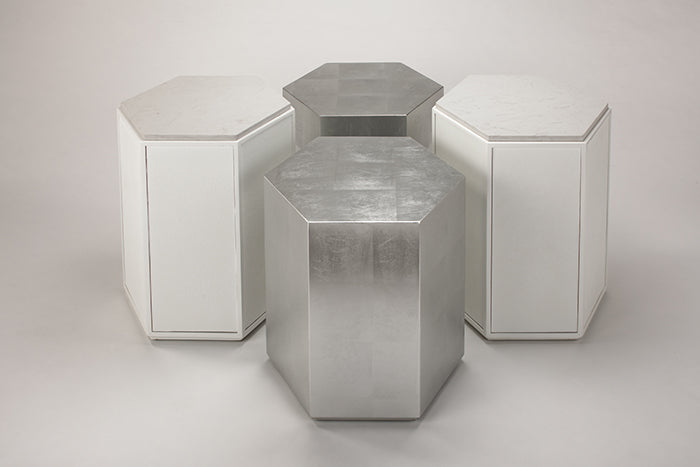 "2703-CF1A Silver Coffee or Side Table" | Vrxco.com