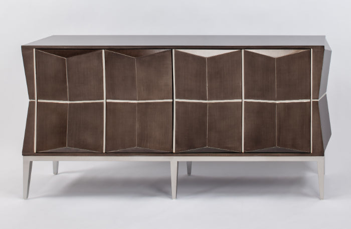 2716-S Bronze 4-Door Wood Cabinet | Vrxco.com