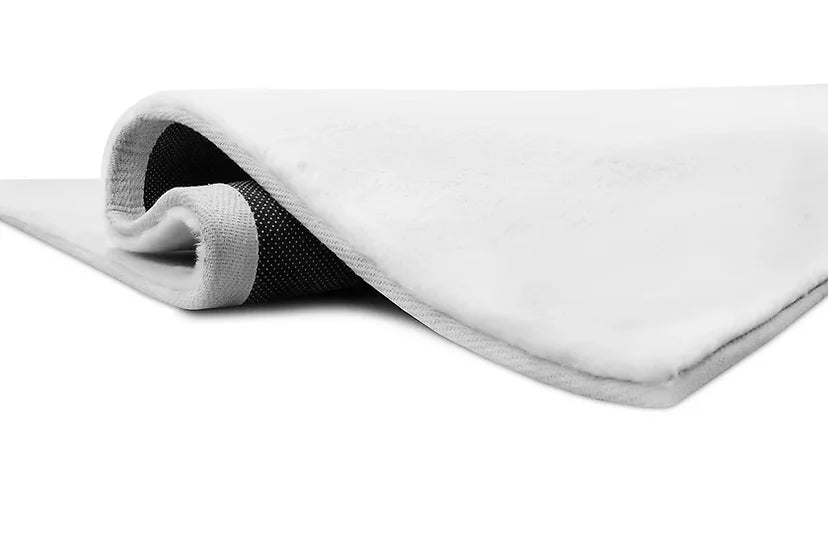 Rabbit Pure White Rug with luxurious texture and elegant design | Vrxco.com