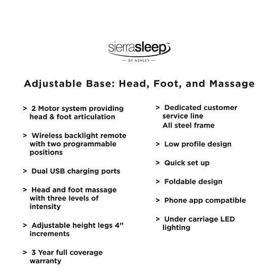 "Ashley M9X8 Adjustable Base for customizable comfort and better sleep" | Vrxco.com