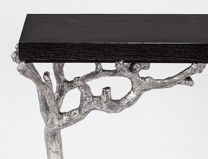 4489-D Wood and Metal Console Table - Modern and Stylish Furniture | Vrxco.com