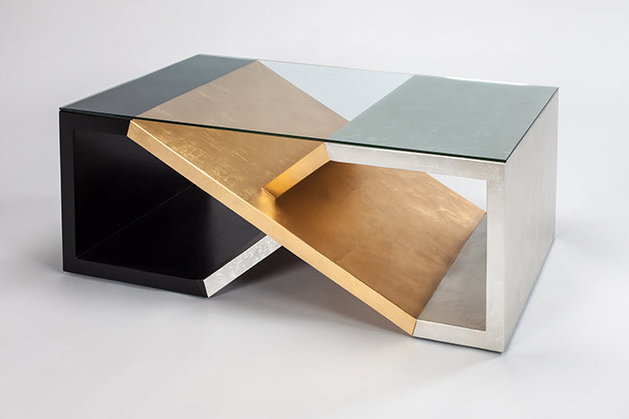 4497-CF Coffee Table with Glass - Modern and Stylish Coffee Table | Vrxco.com