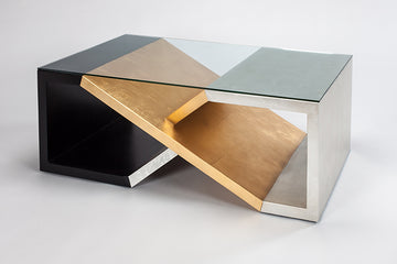 4497-CF Coffee Table with Glass - Modern and Stylish Coffee Table | Vrxco.com
