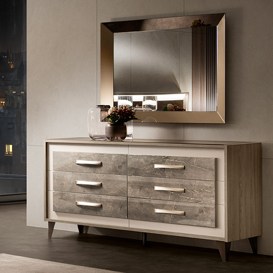 Ambra Collection Bedroom Set with elegant modern design | Vrxco.com