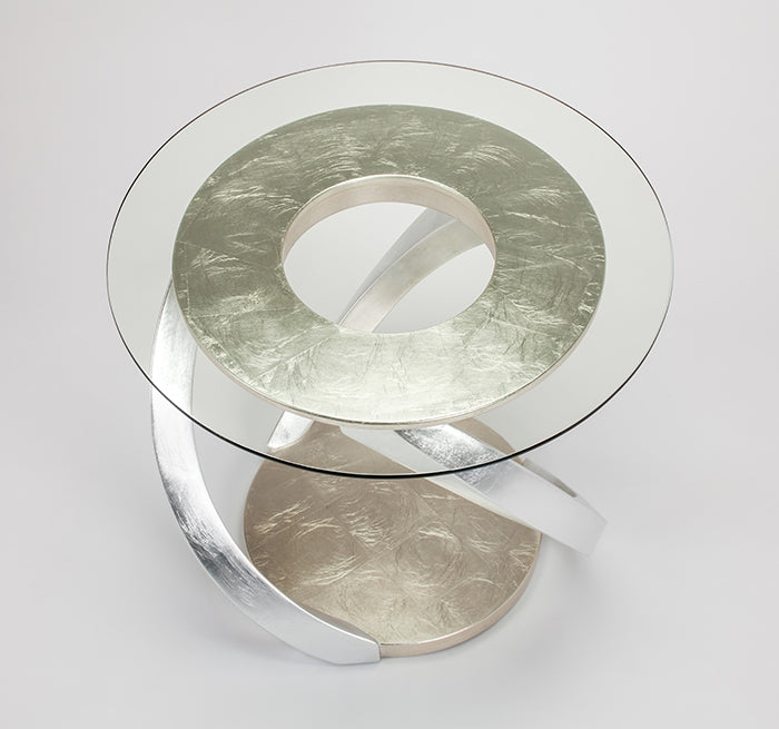 "7834-ETS End Table with tempered glass top"  | Vrxco.com