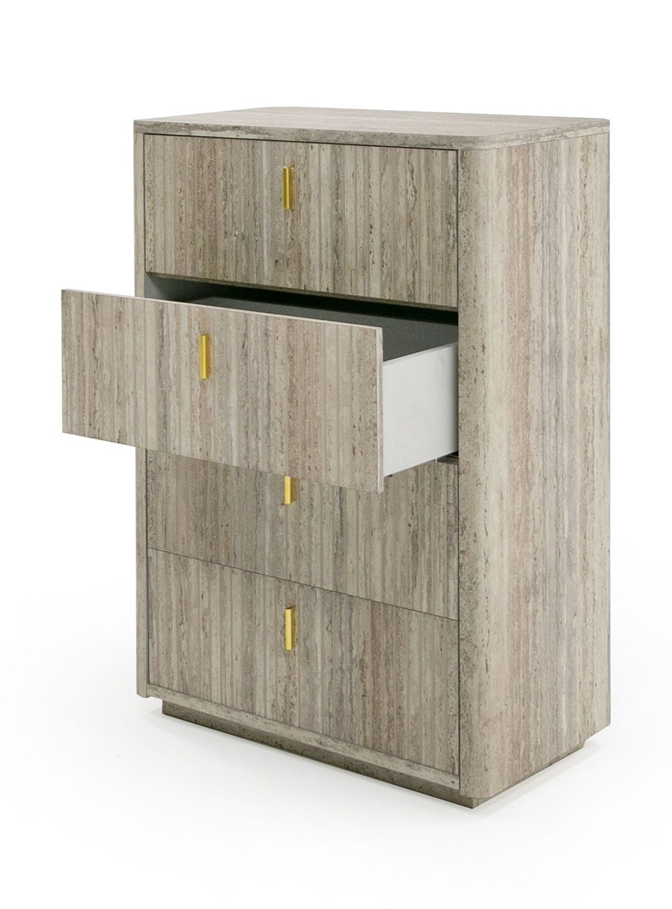 Nova Domus Daystar Beige & Gold Bedroom Set with opulent beige and gold accents | Vrxco.com