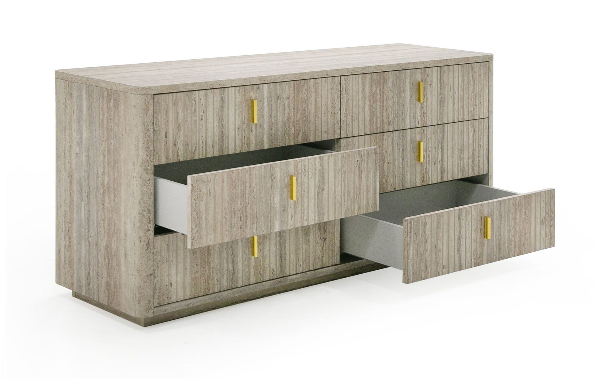 Nova Domus Daystar Beige & Gold Bedroom Set with opulent beige and gold accents | Vrxco.com