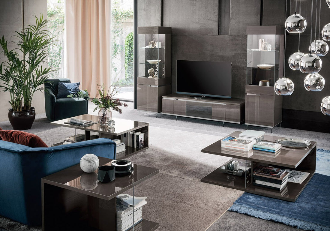 "Athena TV Stand / Entertainment Center with stylish design and functional features" | Vrxco.com