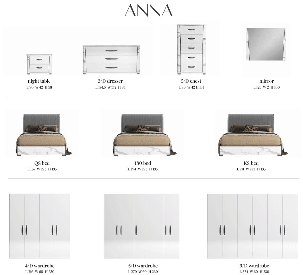 "Anna Status Bedroom Set with impeccable craftsmanship and premium materials" | Vrxco.com