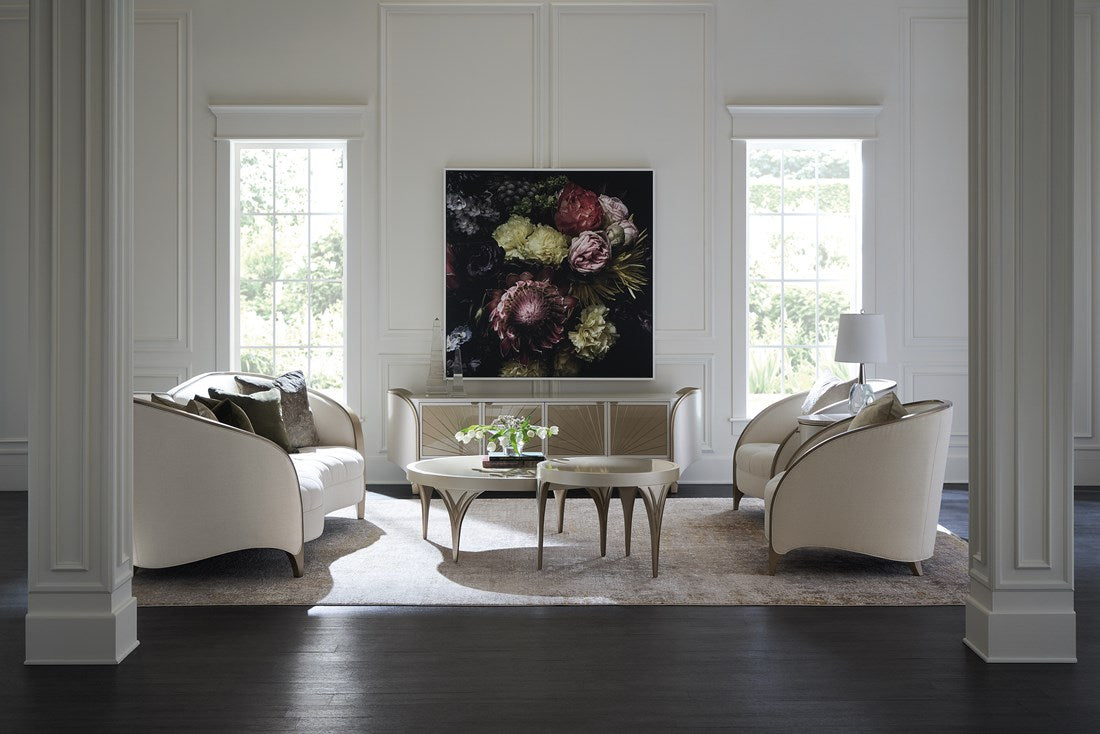 VALENTINA MEDIA CONSOLE with sleek design and ample storage  | Vrxco.com