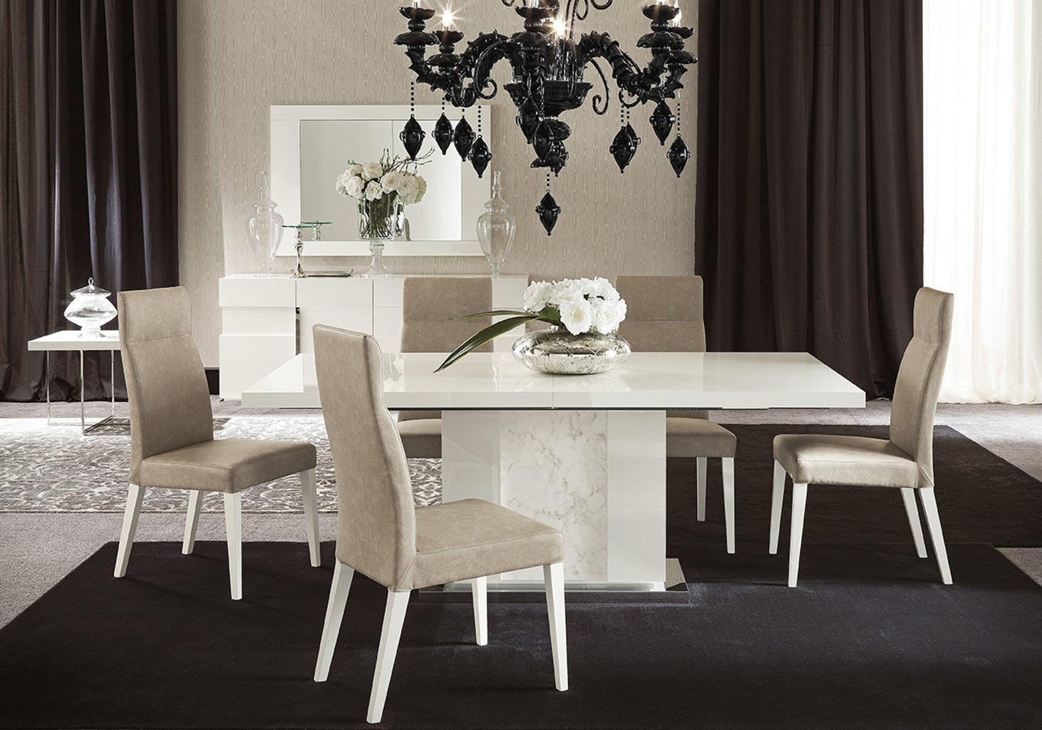 Canova Dining Room Set with elegant modern design | Vrxco.com