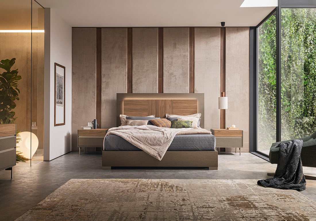 "Citylife Bedroom Set with contemporary design and urban flair" | Vrxco.com