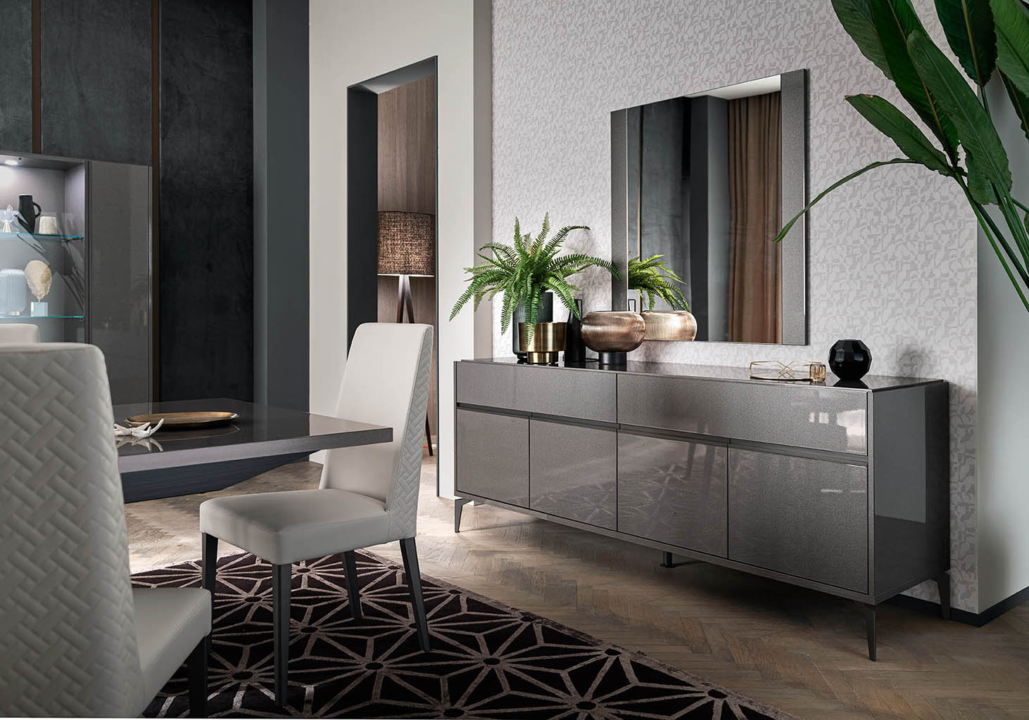 "Graphite Dining Set - Modern and stylish dining room furniture" | Vrxco.com