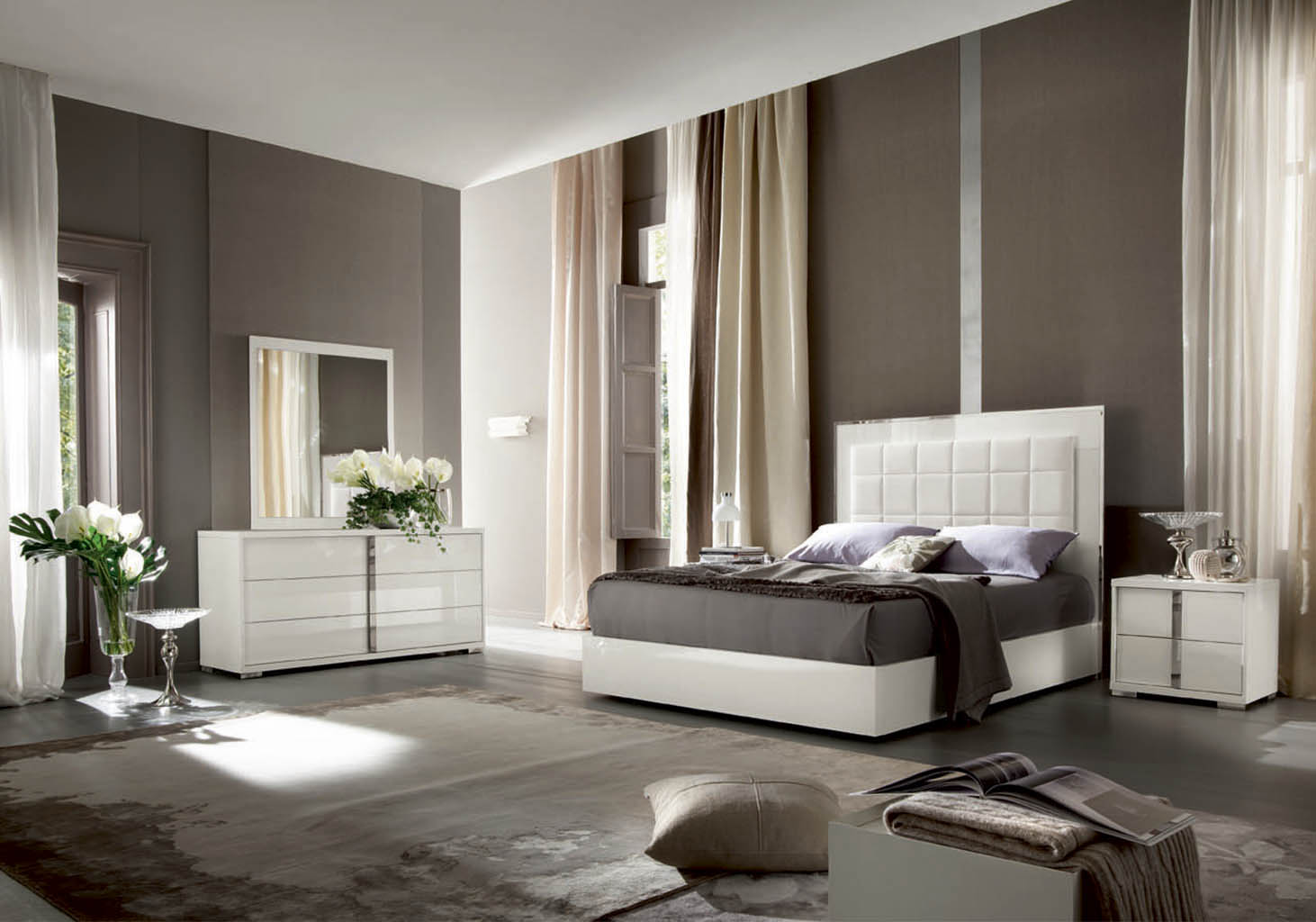 Imperia Bedroom Set with elegant modern design | Vrxco.com