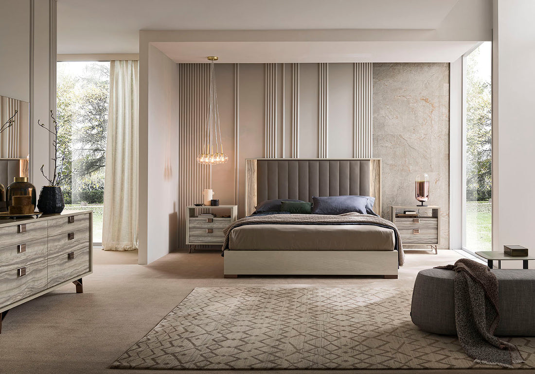 "Jupiter Bedroom Set with modern design and stylish finishes" | Vrxco.com