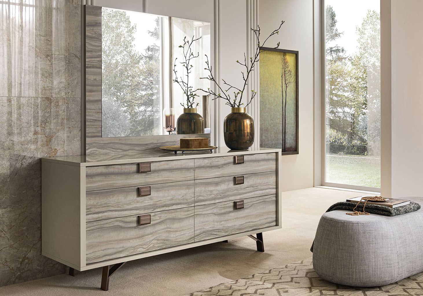 "Jupiter Bedroom Set with modern design and stylish finishes" | Vrxco.com