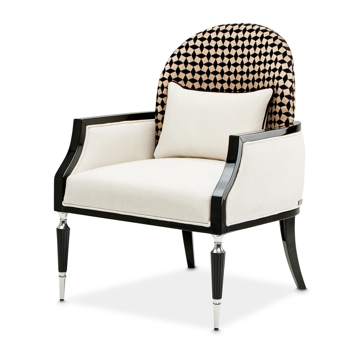 LA FRANCAISE Accent Chair Cafe Black with chic modern design | Vrxco.com