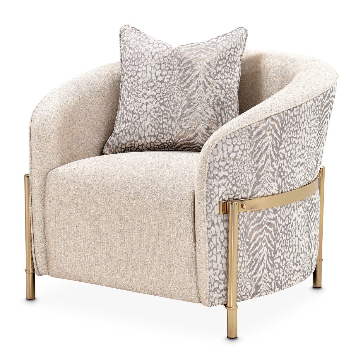 LISBON Chair Opal Gold with elegant modern design | Vrxco.com