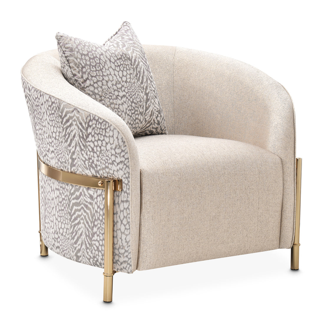 LISBON Chair Opal Gold with elegant modern design | Vrxco.com