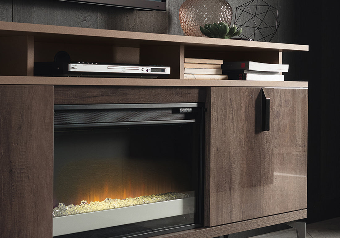 Matera TV Stand/Entertainment Center with modern design and ample storage | Vrxco.com
