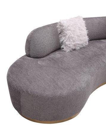 "Moon Sectional & Chair Dark Grey - Comfortable and Stylish Living Room Furniture" | Vrxco.com