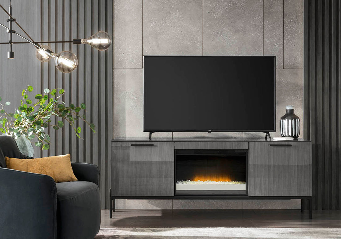 Novecento TV Stand/Entertainment Center with modern design and ample storage | Vrxco.com