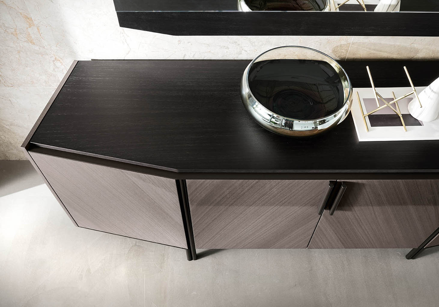 Olimpia Dining Room Set with modern dining table and chairs | Vrxco.com