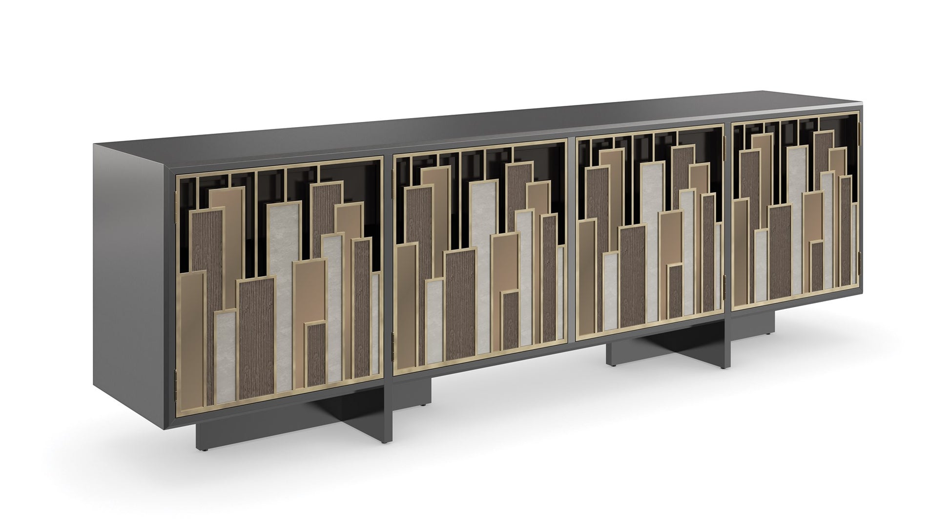 MIDTOWN TV Stand/Entertainment Center showcasing stylish storage and modern design | Vrxco.com